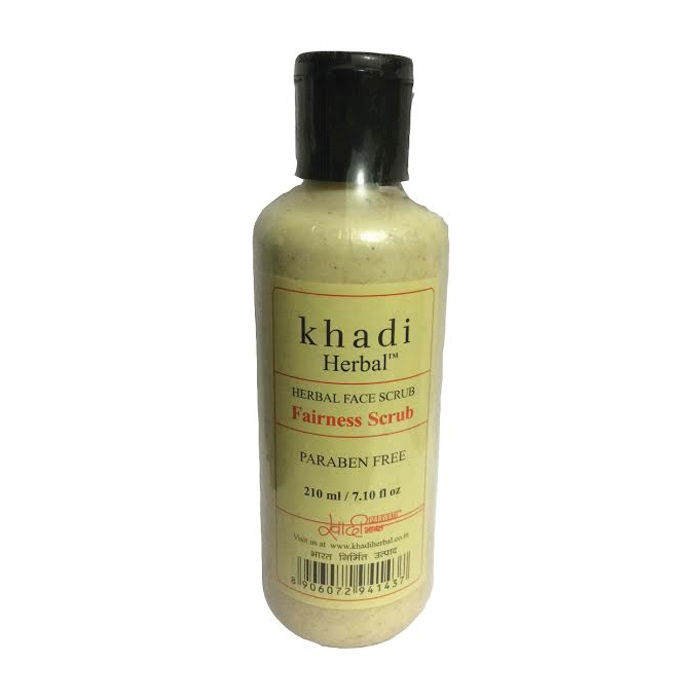 Buy Khadi Herbal Fairness Face Scrub 210 ml - Purplle