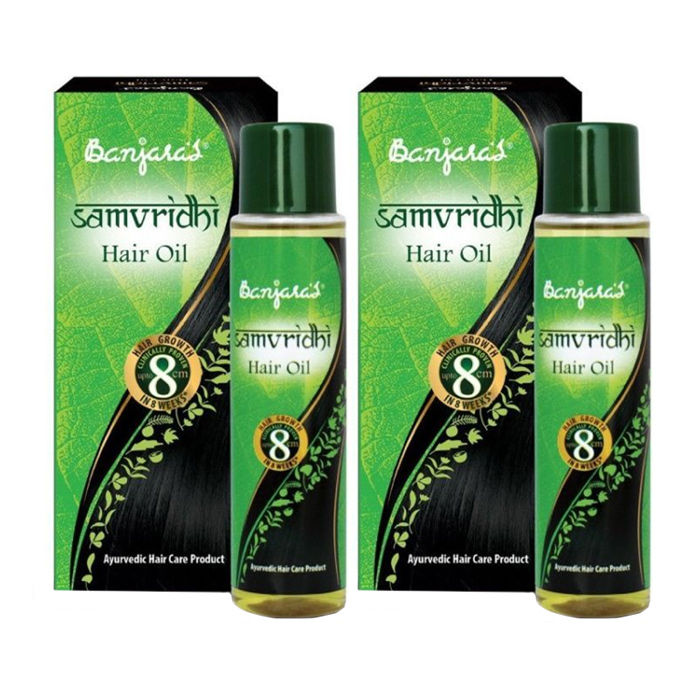 Buy Banjara's Samvridhi Hair oil (125 ml) Buy 1 Get 1 Free - Purplle