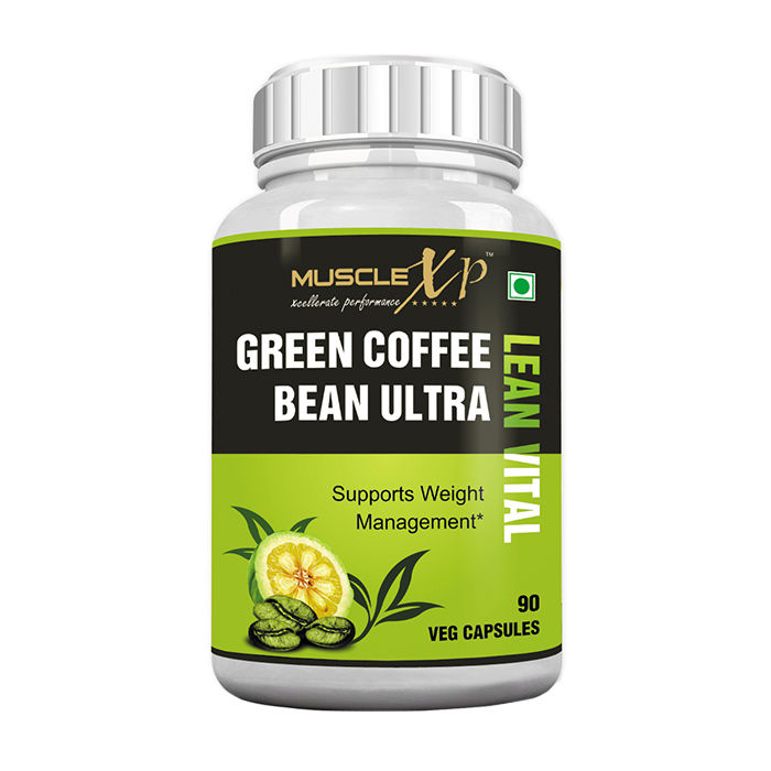 Buy MuscleXP Green Coffee Bean Ultra Lean Vital (With Garcinia & Green Tea) - 90 Veg Caps - Purplle