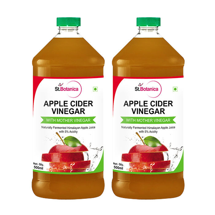 Buy St.Botanica Apple Cider Vinegar With Honey - 2 Bottles (Each 500 ml) - Purplle