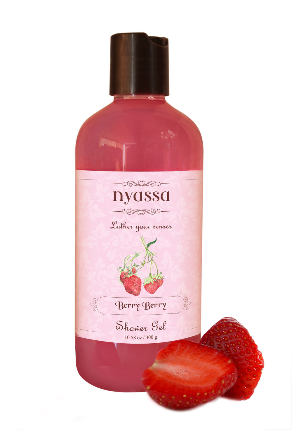 Buy Nyassa Shower Gels Berry Berry (300 ml) - Purplle