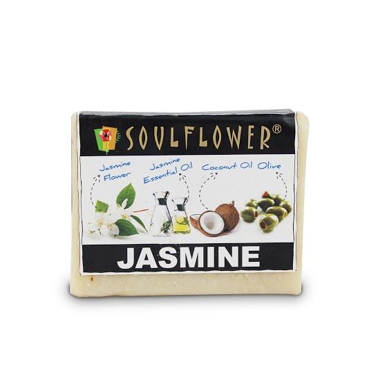 Buy Soulflower Soap Jasmine (150 g) - Purplle