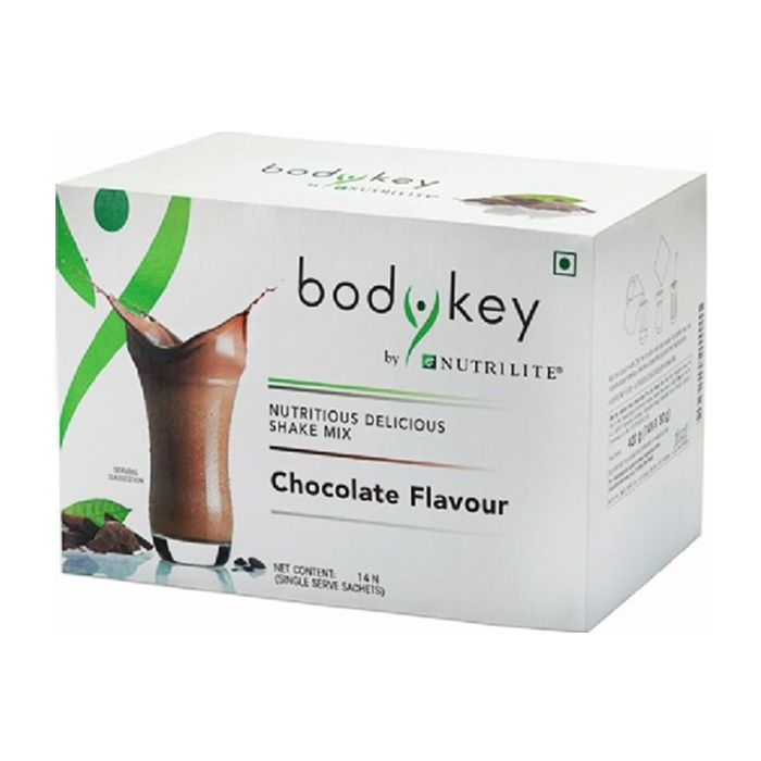 Buy Amway Nutrilite Bodykey Shake, 14 Sachets - Chocolate Flavour - Purplle