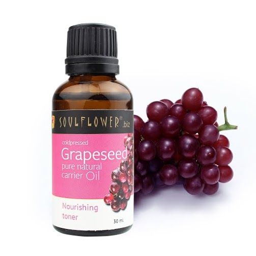 Buy Soulflower Cold Pressed Grapeseed Carrier Oil (30 ml) - Purplle