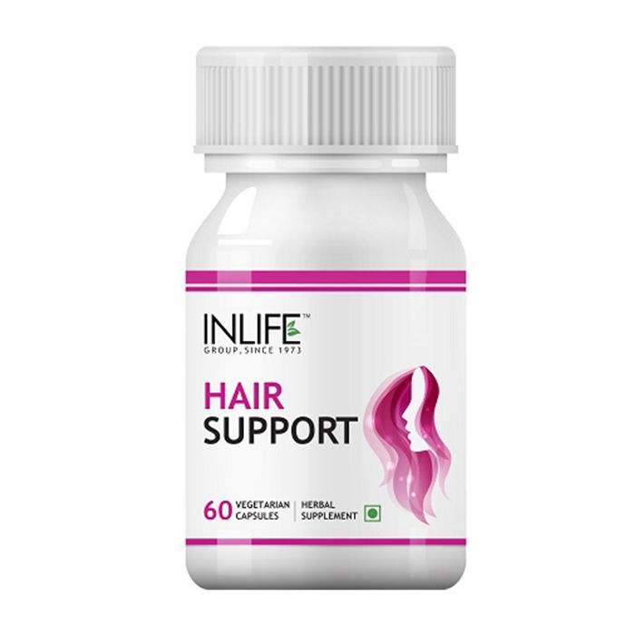 Buy INLIFE Hair Support Supplement (60 Vegetarian Capsules) - Purplle