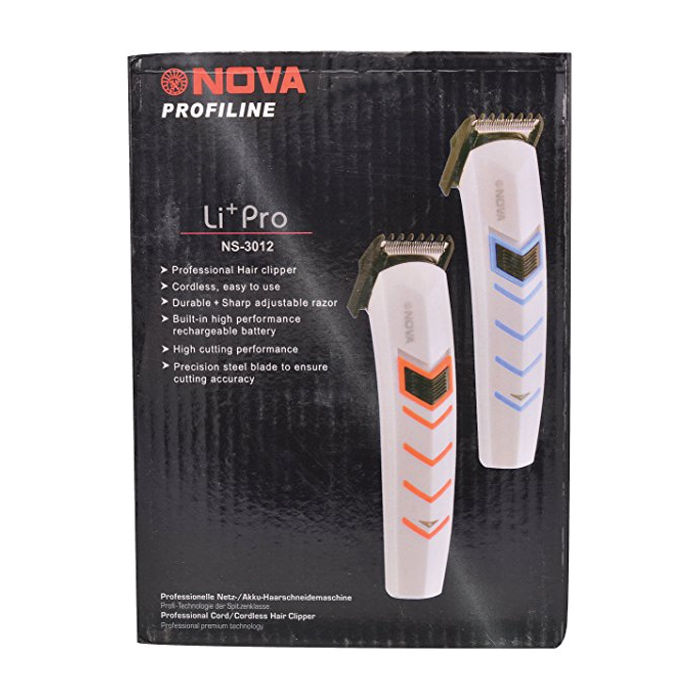 Buy Nova NS 3012 Profinine Li + Pro Professional Hair Clipper - Purplle