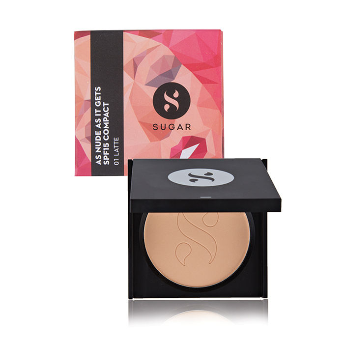 Buy SUGAR Cosmetics As Nude As It Gets SPF15 Compact - 01 Latte Light - Purplle