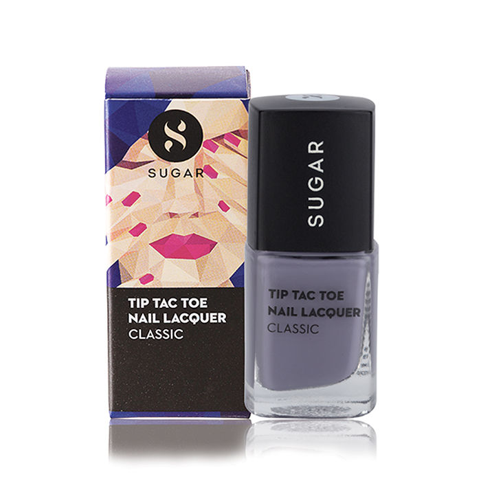 Buy SUGAR Cosmetics Tip Tac Toe Nail Lacquer - 010 Grays of God (Lavender) - Purplle