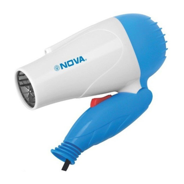 Buy Nova 1000W 658 Folding Hair Dryer (Blue) - Purplle