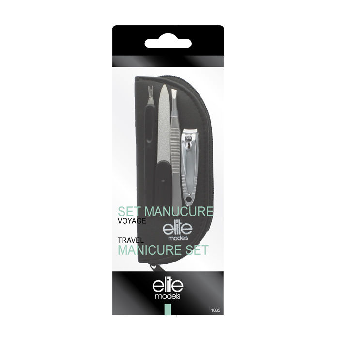 Buy Elite Models (France) 4 pc Travel Nail Manicure Combo Set (ABC1033) - Purplle