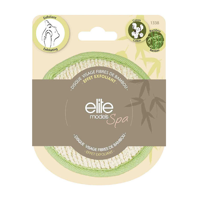 Buy Elite Models (France) Spa Bamboo Fibers Loofah Face Scrubber Pads (ABC1338) - Purplle