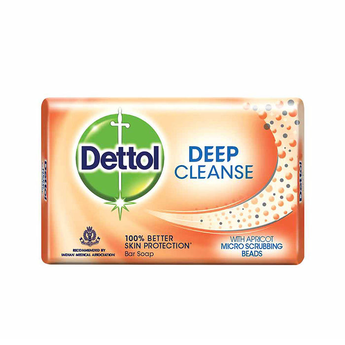 Buy Dettol Deep Cleanse Soap (75 g) - Purplle