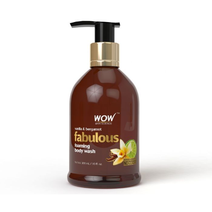 Buy WOW Skin Science Bergamot & Vanilla Foaming Body Wash (300 ml) - Purplle