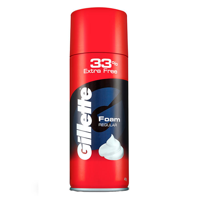 Buy Gillette Classic Regular Pre Shave Foam (418 g) - Purplle