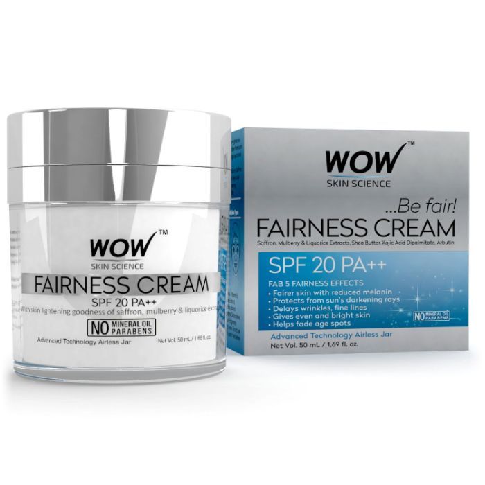 Buy WOW Skin Science Fairness Cream SPF 20 PA ++ (50 ml) - Purplle