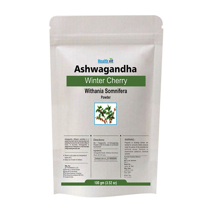 Buy Healthvit Ashwagandha Powder (100 g) - Purplle