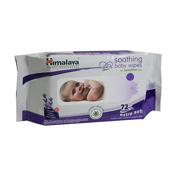 Buy Himalaya Soothing Baby Wipes 72'S - Purplle
