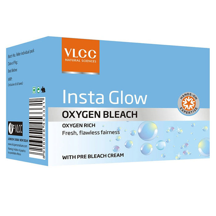Buy VLCC Insta Glow Oxy Bleach Pack (25.7 g) - Purplle