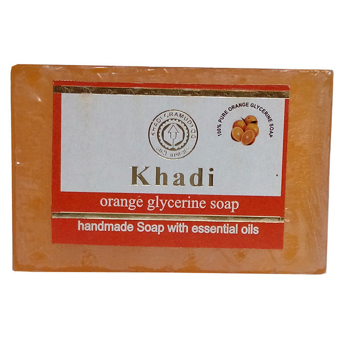 Buy Khadi Orange Soap 125 g - Purplle