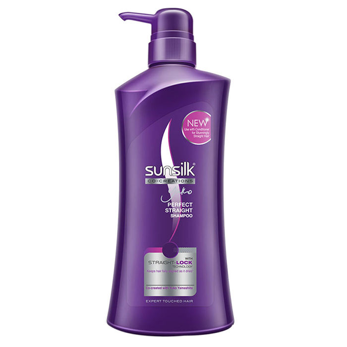 Buy Sunsilk Perfect Straight Shampoo XL Bottle (650 ml) - Purplle