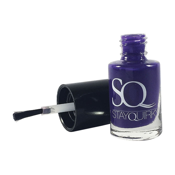 Buy Stay Quirky Nail Polish, Gel Finish, Candid Purple City 194 (6 ml) - Purplle