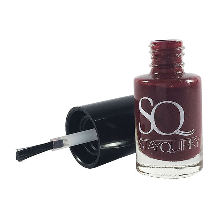 Buy Stay Quirky Nail Polish, Gel Finish, Maroon - Spirited Me 200 (6 ml) - Purplle