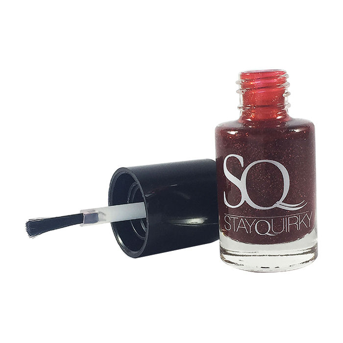 Buy Stay Quirky Nail Polish, Gel Finish, Maroon Mascot 204 (6 ml) - Purplle