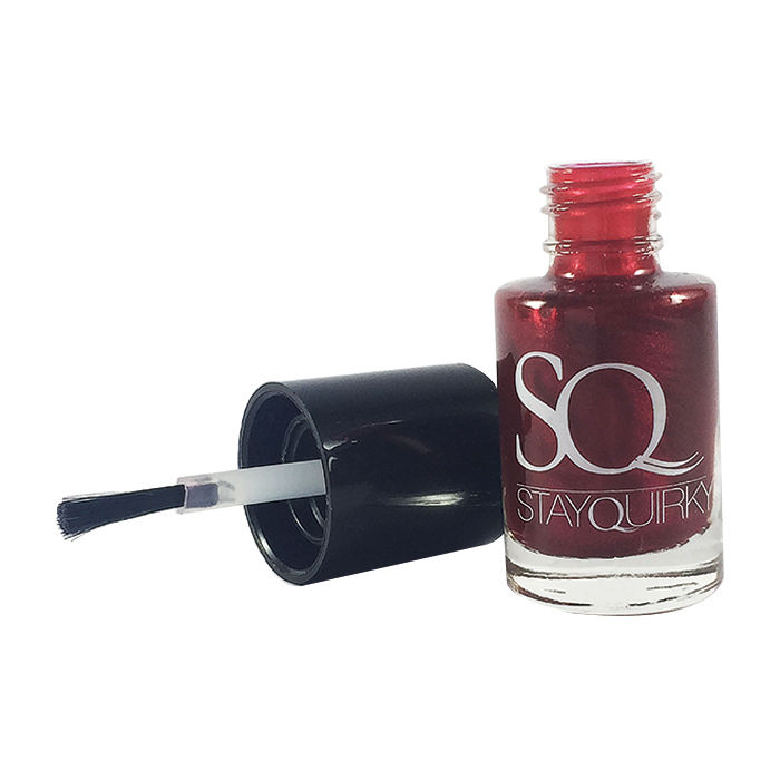 Buy Stay Quirky Nail Polish, Gel Finish, The Maroon Bride 208 (6 ml) - Purplle