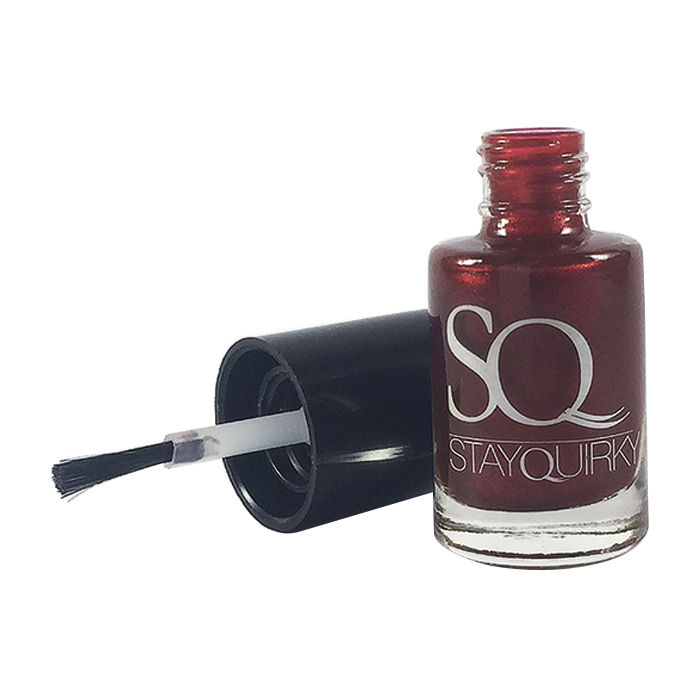 Buy Stay Quirky Nail Polish, Gel Finish, Maroon Mystery 277 (6 ml) - Purplle