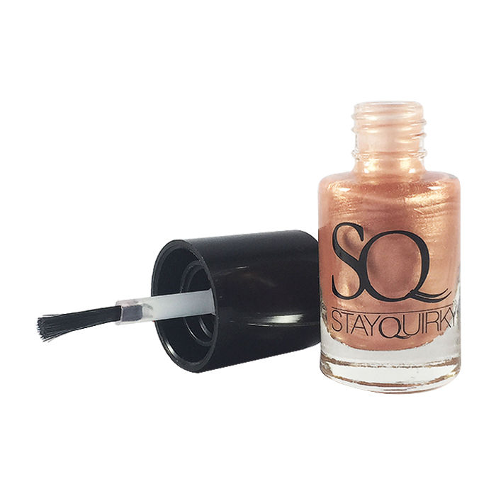 Buy Stay Quirky Nail Polish, Gel Finish, Nude Bite 371 (6 ml) - Purplle