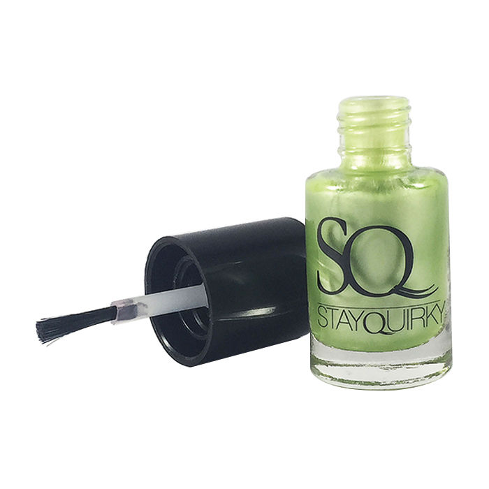 Buy Stay Quirky Nail Polish, Gel Finish, Green - Vivacious 597 (6 ml) - Purplle