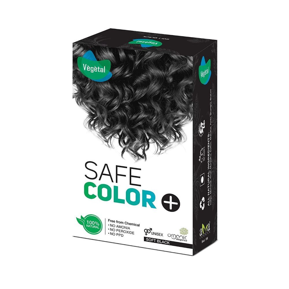 Buy VEGETAL SAFE COLOR-SOFT BLACK-Hair Color - Purplle