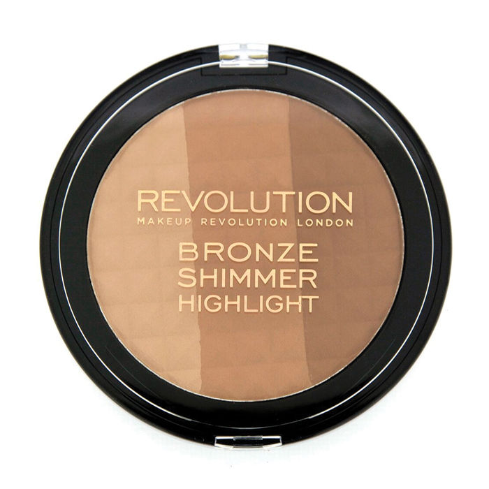 Buy Makeup Revolution Ultra Bronze, Shimmer And Highlighter (13 g) - Purplle