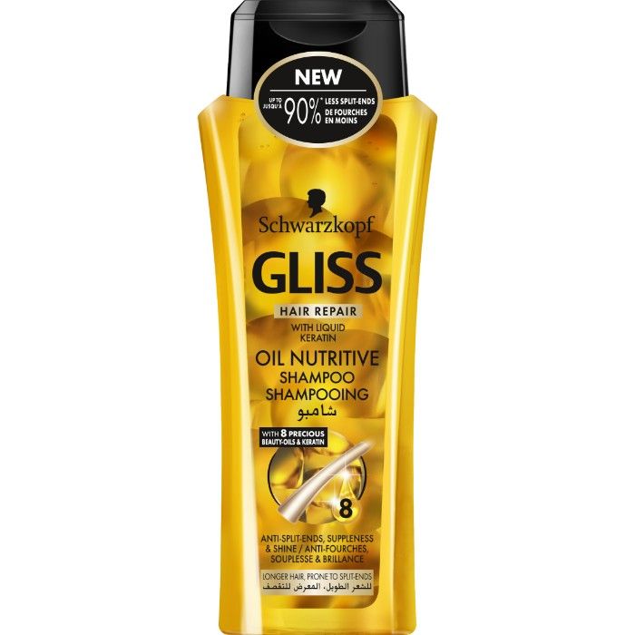 Buy Schwarzkopf Gliss Hair Repair With Liquid Keratin Oil Nutritive Shampoo (400 ml) - Purplle