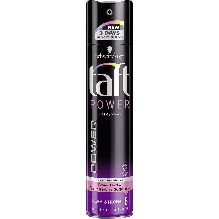 Buy Schwarzkopf Taft All Weather Keratin Hair Spray Dry & Damage Hair Mega Strong (250 ml) - Purplle