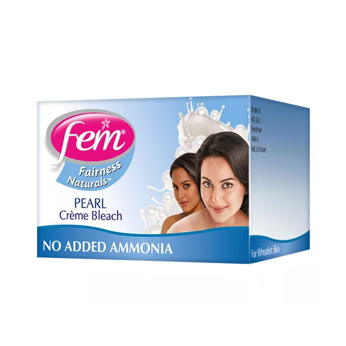 Buy Fem Fairness Naturals Pearl Creme Bleach (314.4 g) - Purplle