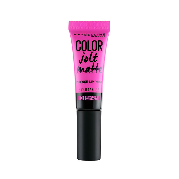 Buy Maybelline New York Color Jolt Matte Lip paint 01 Don't Pink With Me (5 g) - Purplle