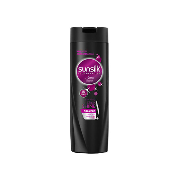 Buy Sunsilk Stunning Black Shine Shampoo (80 ml) - Purplle