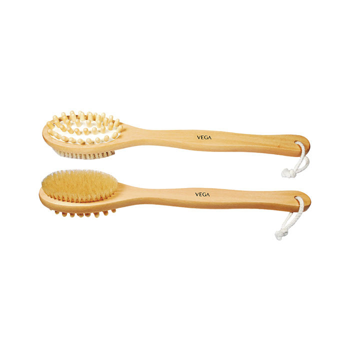 Buy Vega Cellulite Bristle Bath Brush NBA 1/1 - Purplle