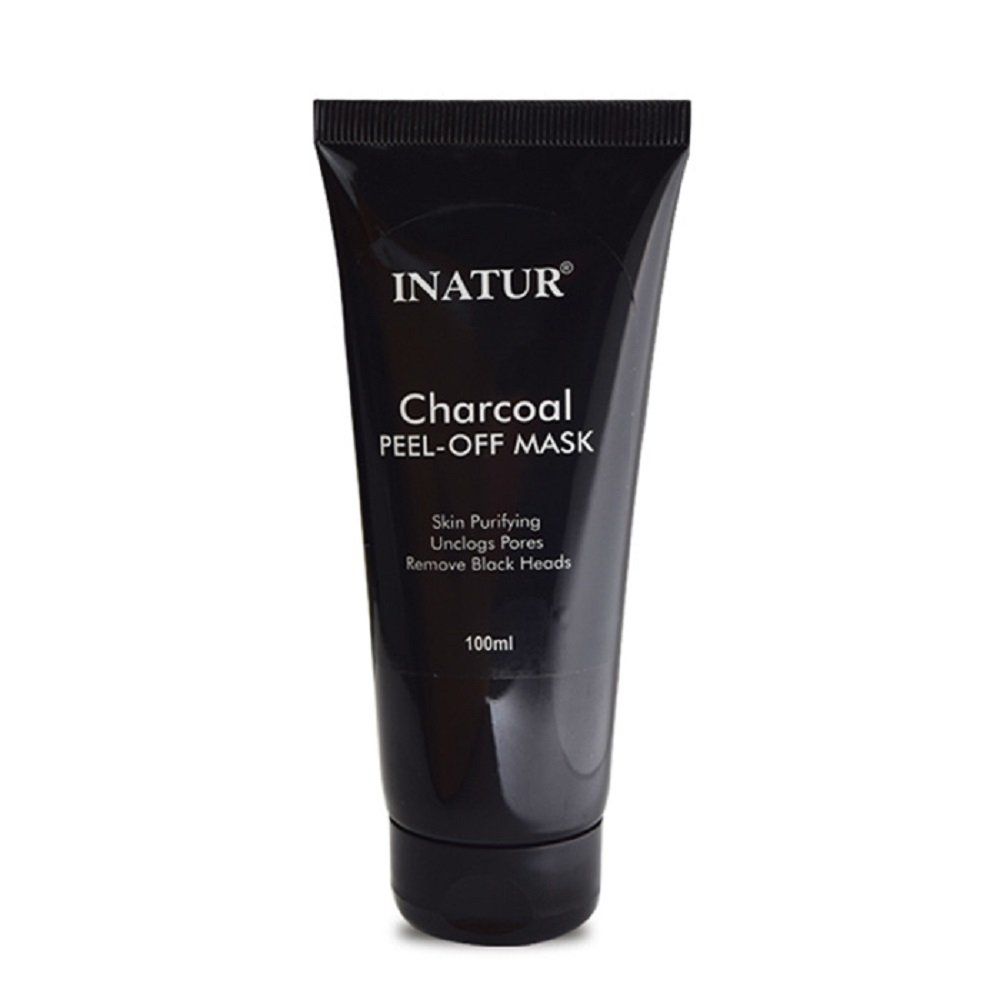 Buy Inatur Charcoal Peel-Off Mask (100 g) - Purplle