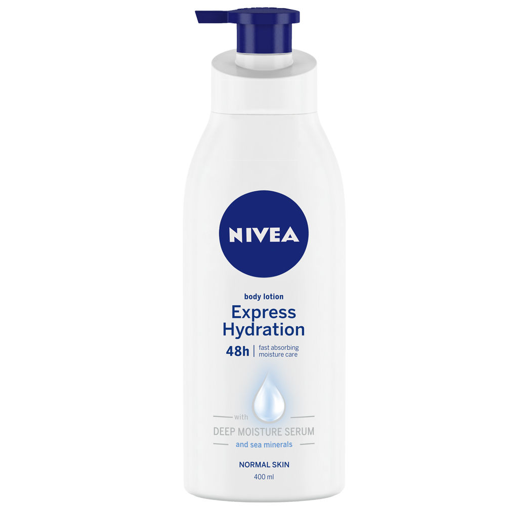 Buy NIVEA Body Lotion, Express Hydration, For Normal Skin, 400 ml - Purplle