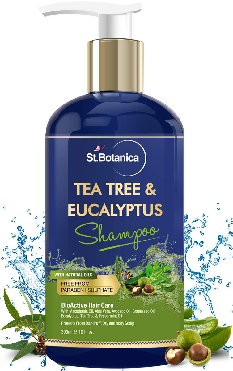 Buy St.Botanica Eucalyptus & Tea-Tree Invigorating Shampoo (300 ml) - Purplle