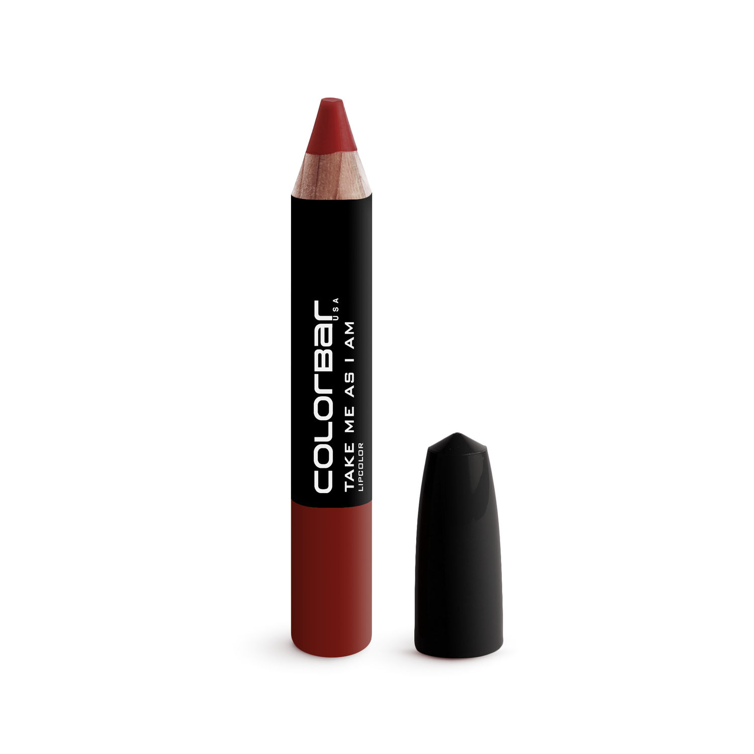 Buy Colorbar Take Me As I Am Lipstick - Dragging Rust 018 With Free Sharpener (3.94 g) - Purplle