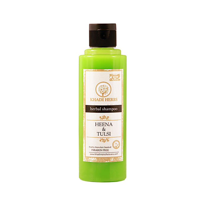 Buy Khadi Herbs Heena & Tulsi Shampoo (210 ml) - Purplle