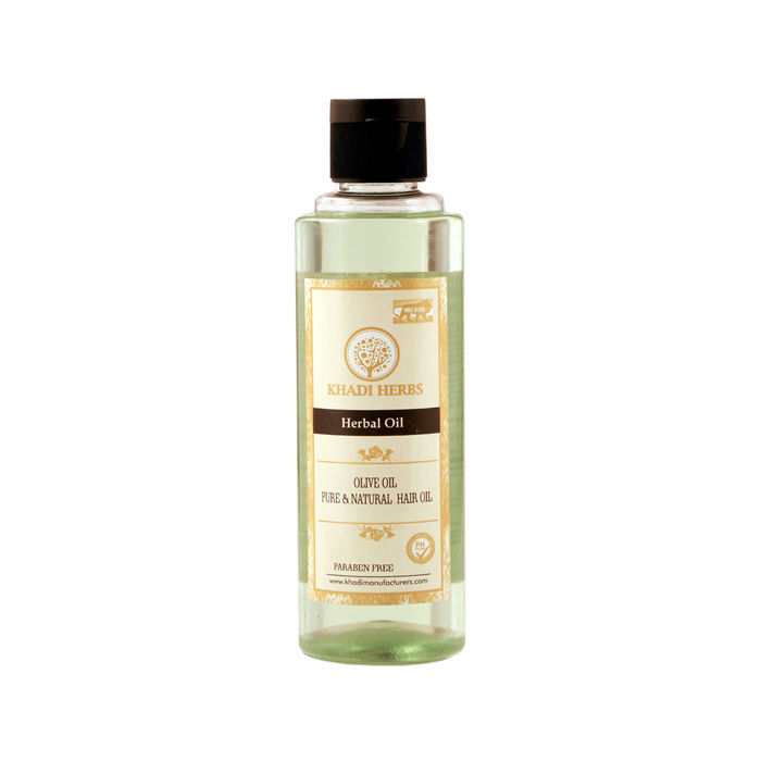 Buy Khadi Herbs Olive, Pure & Natural Hair Oil (210 ml) - Purplle