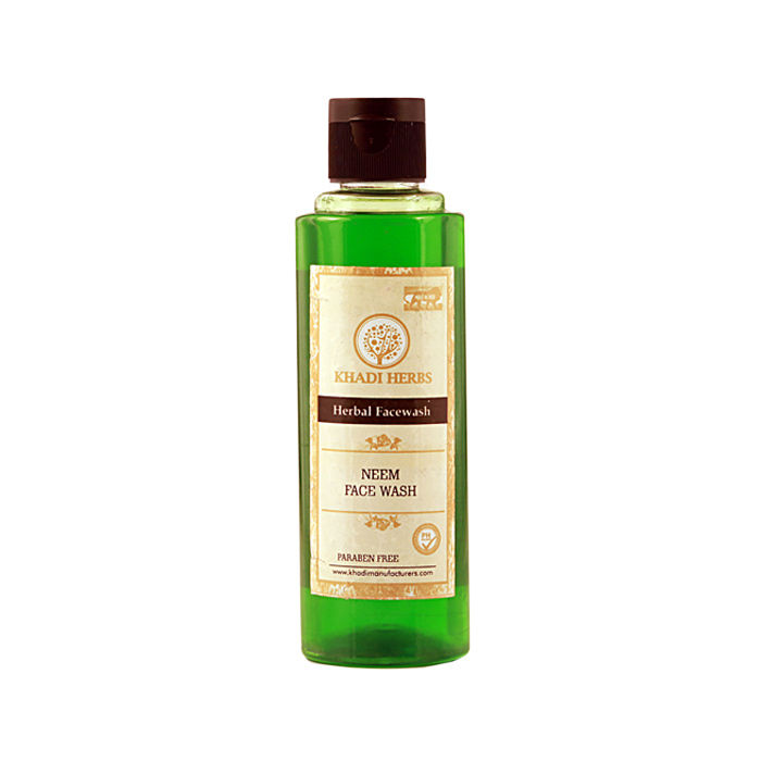 Buy Khadi Herbs Neem Face Wash (210 ml) - Purplle