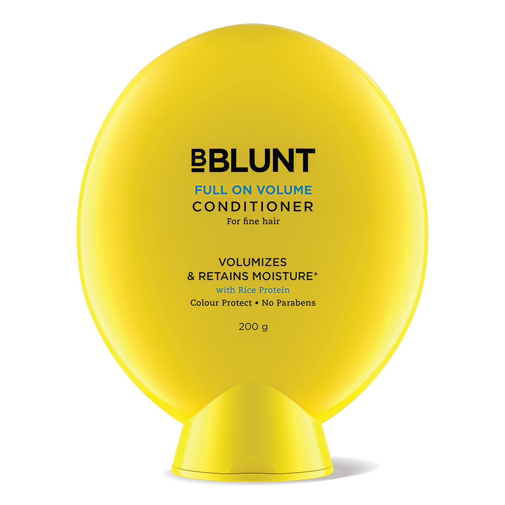 Buy BBLUNT Full On Volume Conditioner for Fine Hair, with Rice Protein, No Parabens, No SLS. 200gm - Purplle