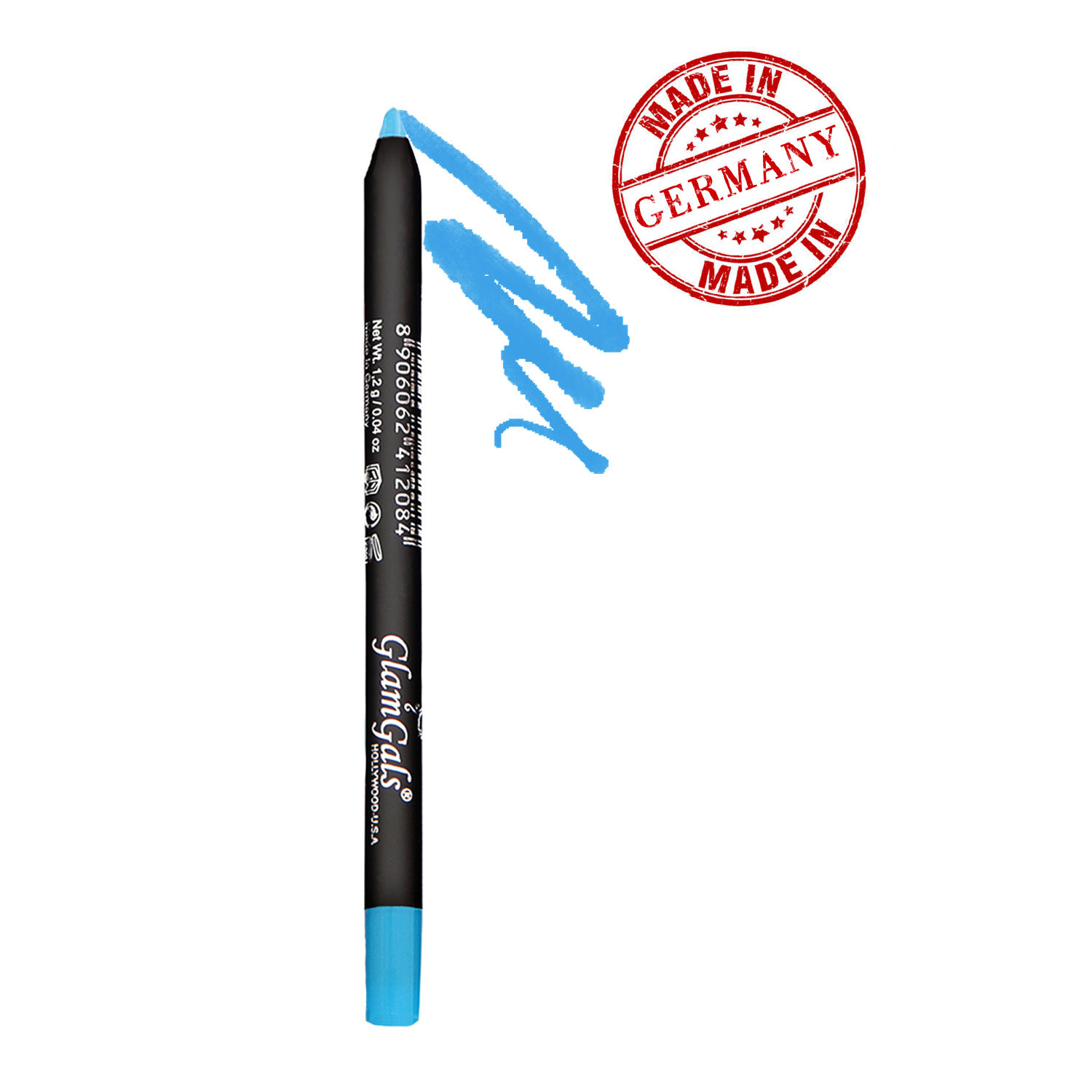 Buy GlamGals Glide-On Eye Pencil Blue (1.2 g) - Purplle