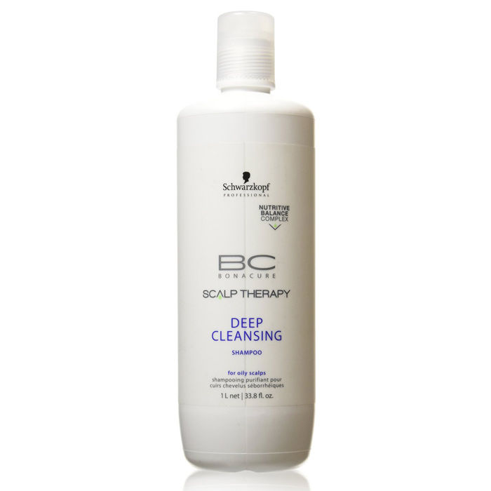 Buy Schwarzkopf Bonacure Deep Cleansing Shampoo (1000 ml) - Purplle