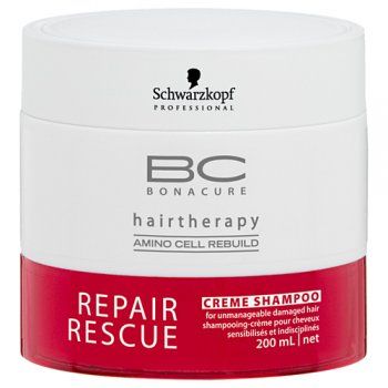 Buy Schwarzkopf Bonacure Repair Rescue Creme Shampoo (200 ml) - Purplle